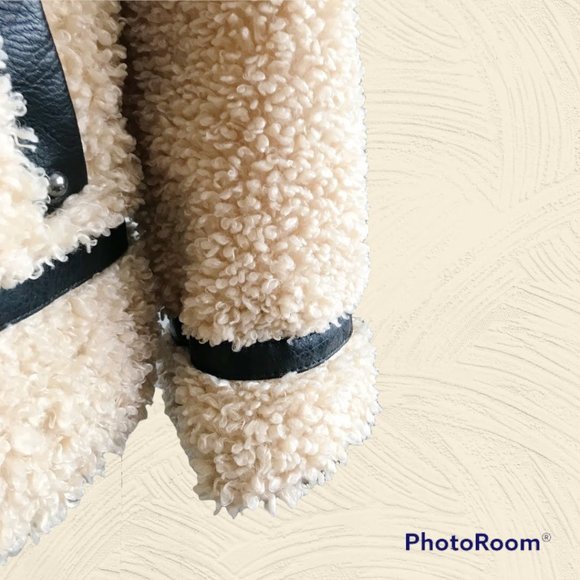 Steve Madden Teddy Sherpa Jacket (XS) - Picture 5 of 9